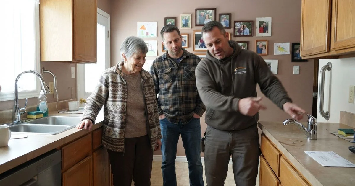 Helping an aging parent handle plumbing repairs